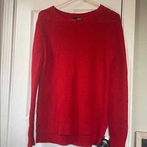 Red Knit Sweater